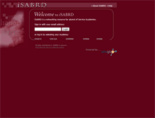 Tablet Screenshot of isabrd.com